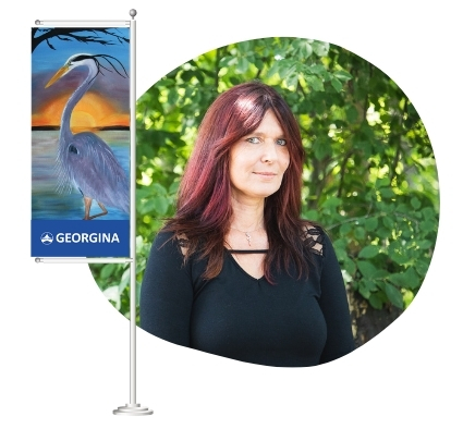 Georgina artist Annett Westlake - Banner Program artist